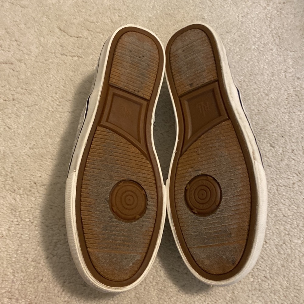 Ralph Lauren Janice 7.5B white checkerboard slip on sneaker - Picture 2 of 3